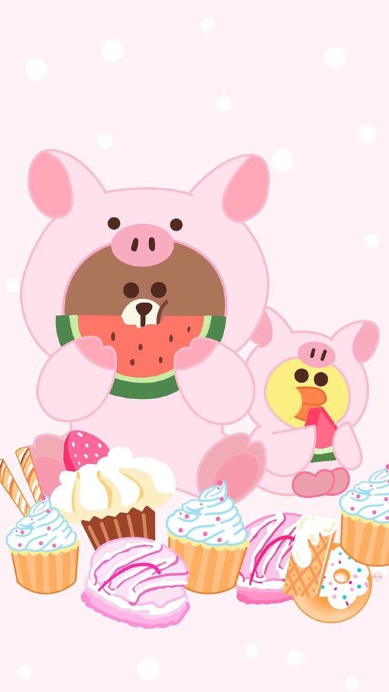 Line Friends wallpaper~全篇60張以上,用萌萌無辜可愛的熊大度過每一天吧! | Girls 女生日常