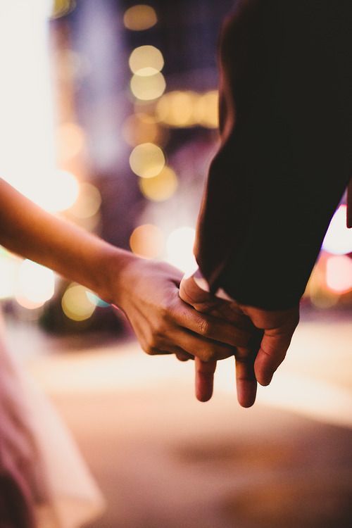 couple hands