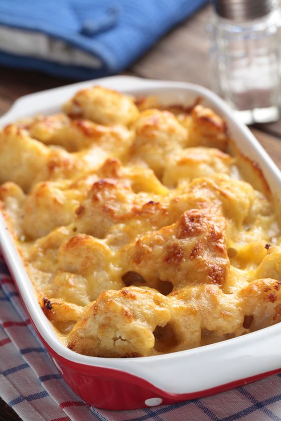 cauliflower baked cheese