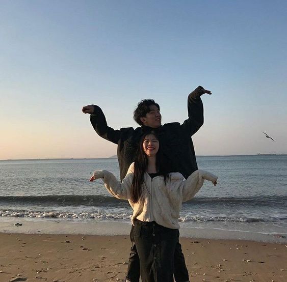 couple at the beach
