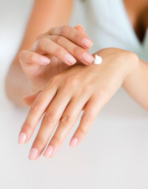 apply hand cream