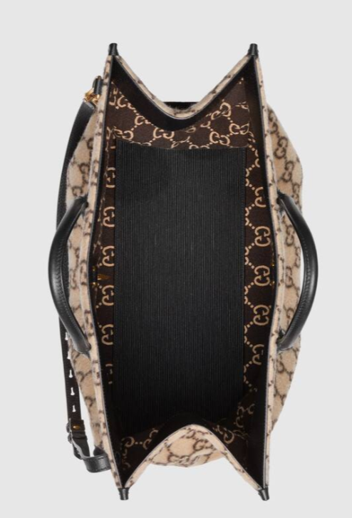 Gucci「GG Logo Wool Tote」