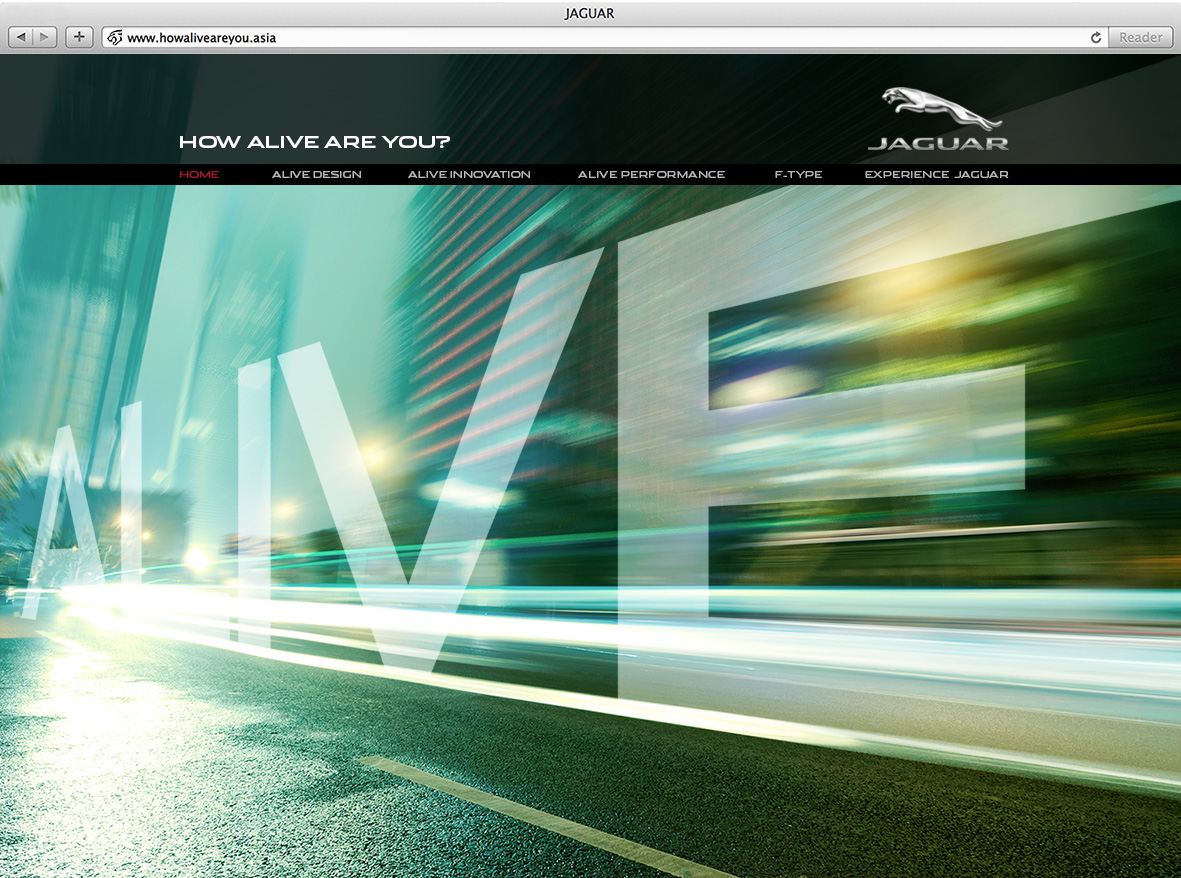Jaguar official website