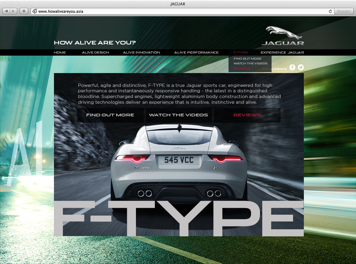 Jaguar official website