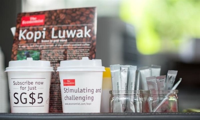 LOOK The Economist Lures New Readers With Kopi Luwak LOOK The Economist Lures New Readers With Kopi Luwak