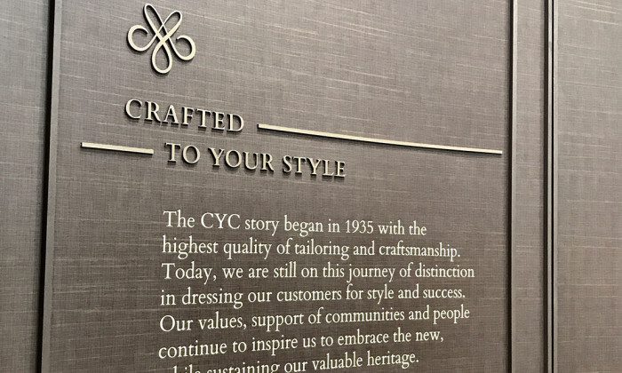 Our CYC Heritage Wall at Capitol Piazza. Our CYC Heritage Wall at Capitol Piazza.
