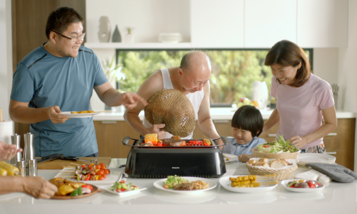 philips fires up with saved by the grill campaign marketing