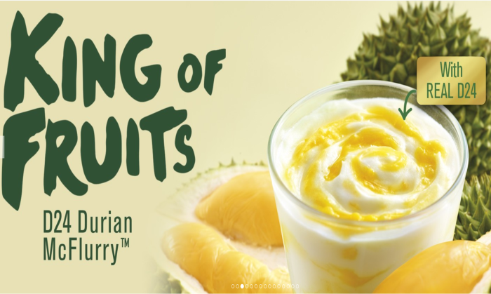 McDonald’s Malaysia introduces D24 Durian McFlurry ahead
