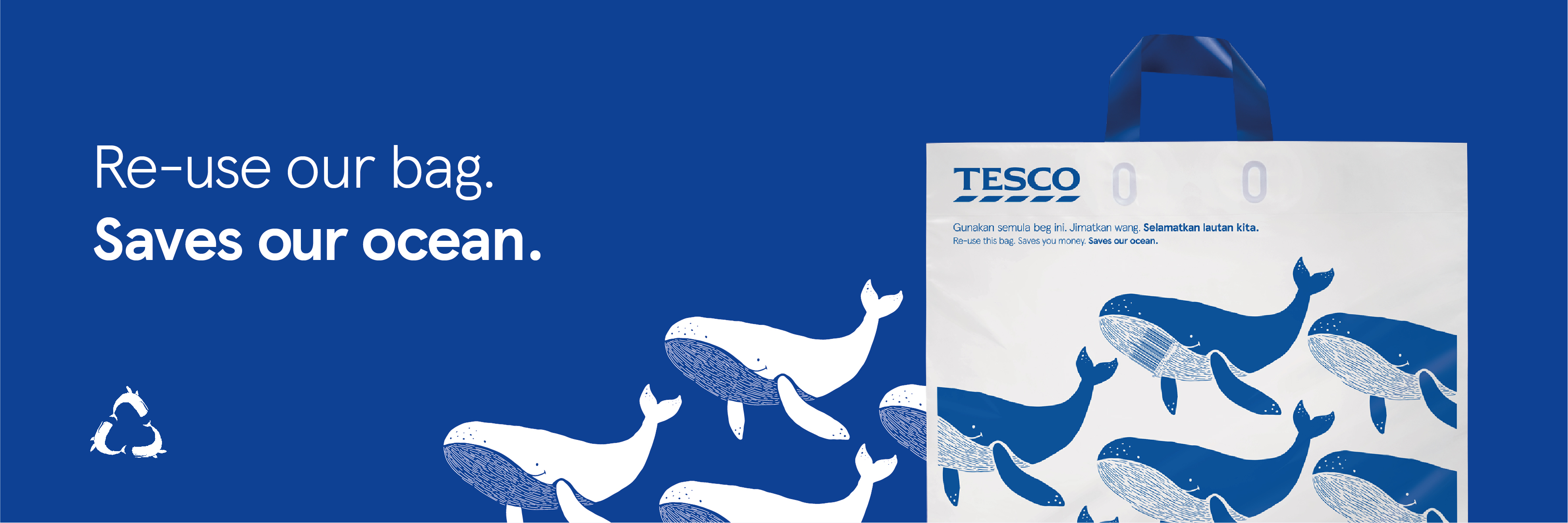 Tesco encourages recycling among consumers with the Bag