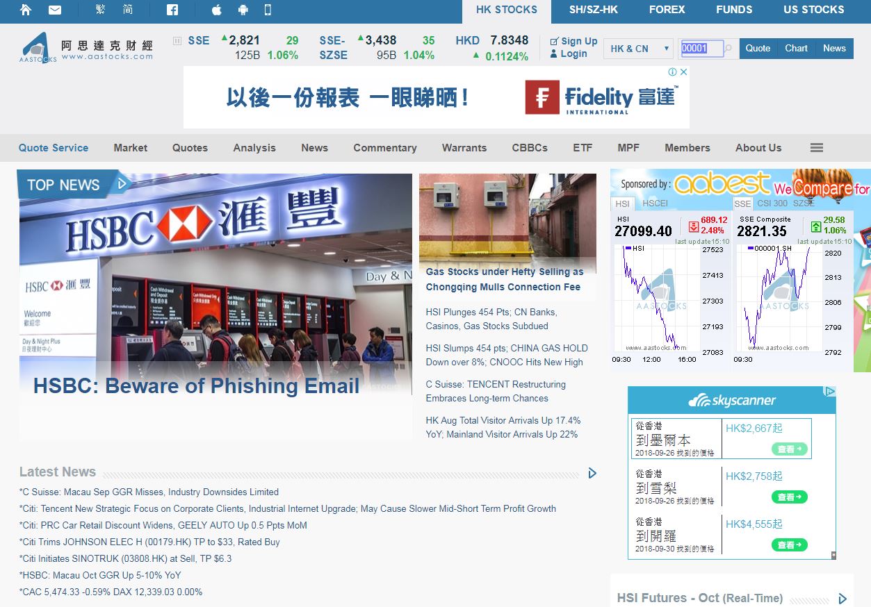 Hong Kong S Top Digital Media Media Report 2018 Marketing - covering hong kong shares a shares us shares forex funds etfs precious metals and global indexes the website claims it has more than 3 8 million