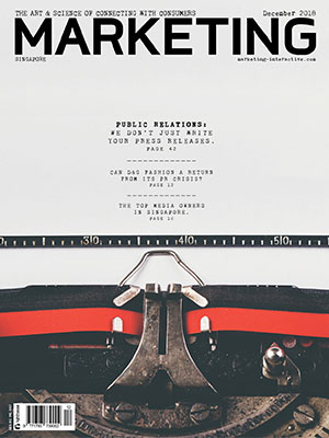 Marketing magazine Singapore, December 2018 Marketing magazine Singapore, December 2018