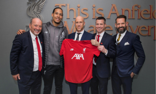 liverpool axa training top