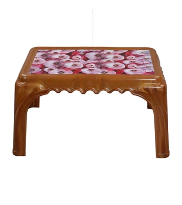 Picture of Classic Center Table Printed Rosa Sandal Wood