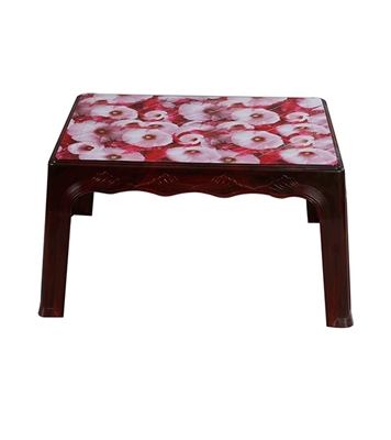 Picture of Center Table Printed Cherry Rose Wood