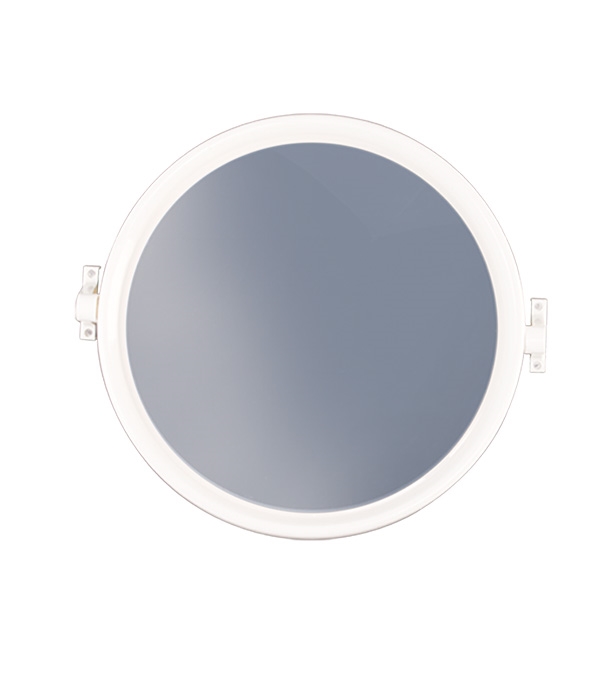 Picture of Deluxe Round Basin Mirror White