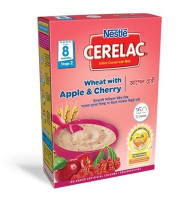 Buy Cerelac BIB Apple Cherry 400gm Online