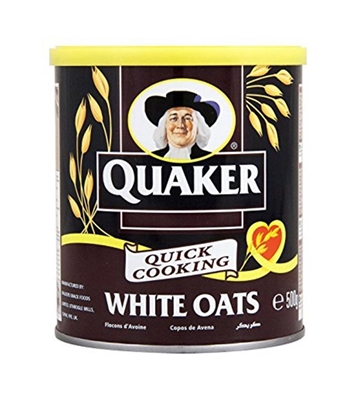 Buy Quaker Oats White Can 500gm Online