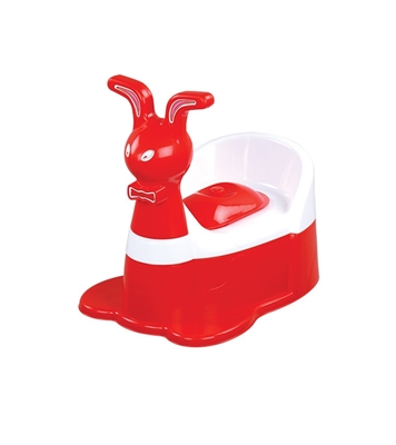 Picture of Premium Portable Baby Potty Training Toilet (Chair, Seat, Step Stool) For Kids - Red