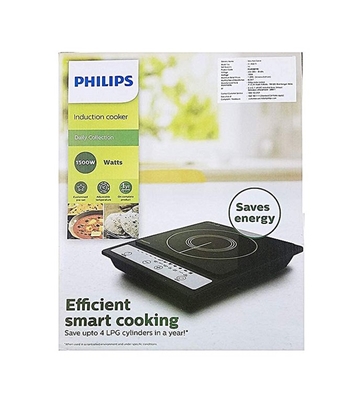 Picture of Philips HD 4920 Induction Cooktop 1500 Watt Black