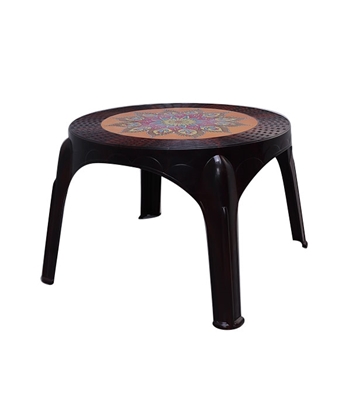 Picture of Caino Center Table Ro Printed Crown Rosewood