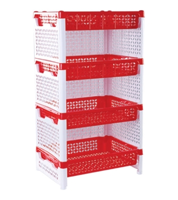 Picture of 4 Step Lotus Fence Rack Two Color