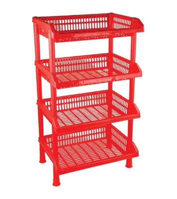 Picture of 4 Step Super Rack Red