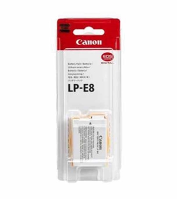 Picture of Canon LP-E8 Battery For 700D, 600D, 650D, 550D, Kiss X7 White