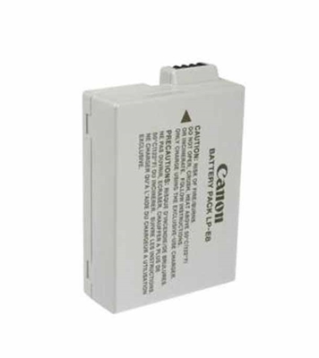 Picture of Canon LP-E8 Battery For 700D, 600D, 650D, 550D, Kiss X7 White