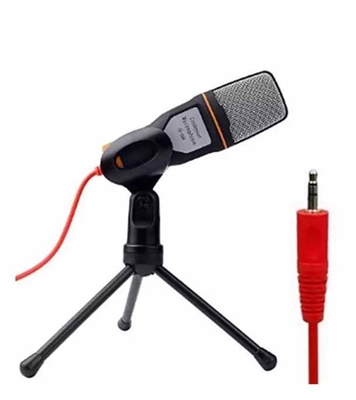 Picture of SF-666 Multimedia Studio Wired Condenser Microphone With Tripod Stand Black