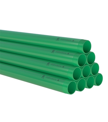 Picture of RFL UPVC Thread Pipe 1"X10' Thread (Green) 1 Piece