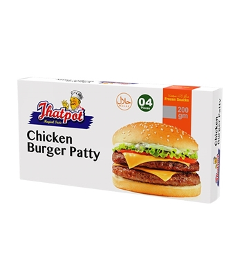 Buy Jhatpot Chicken Burger Patty 200gm Online