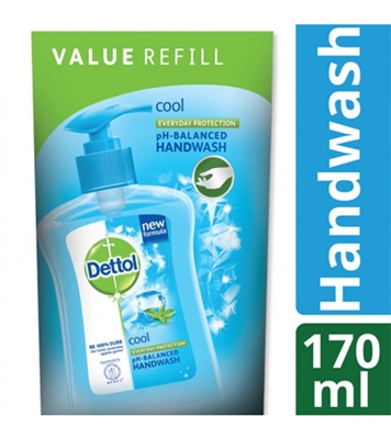 Buy Dettol Handwash Pouch Cool 170 ml Online