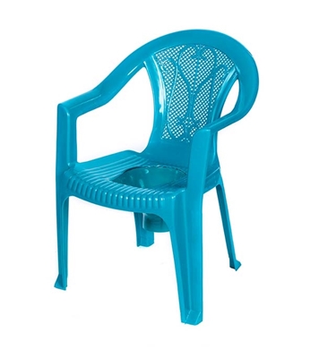 Picture of Commode Chair With Arm-Tulip Green