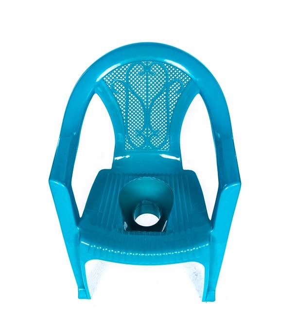 Picture of Commode Chair With Arm-Tulip Green