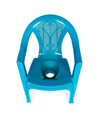 Picture of Commode Chair With Arm-Tulip Green