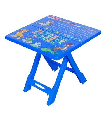 Picture of Baby Folding Table Printed ABC SM Blue