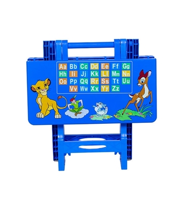Picture of Baby Folding Table Printed ABC SM Blue