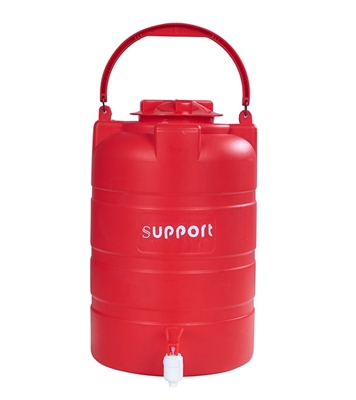 Picture of Support 20L BLOW Tank with TAP Red