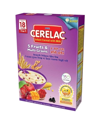 Picture of Nestle Cerelac 5 Fruits & Multi Grains BIB