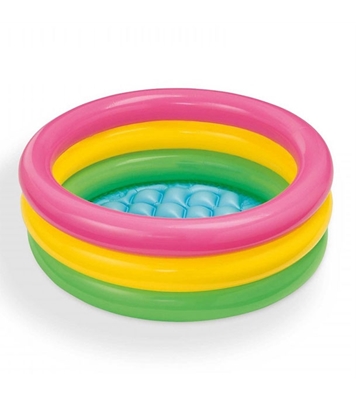 Picture of Intex Inflatable Baby Bath Tub Swimming Pool 24" (Multicolor)
