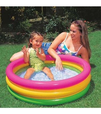 Picture of Intex Inflatable Baby Bath Tub Swimming Pool 34" (Multicolor)
