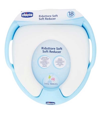 Picture of Soft Padded Baby Potty Training Toilet (Chair, Seat, Step Stool) Toilet Training Seat Blue