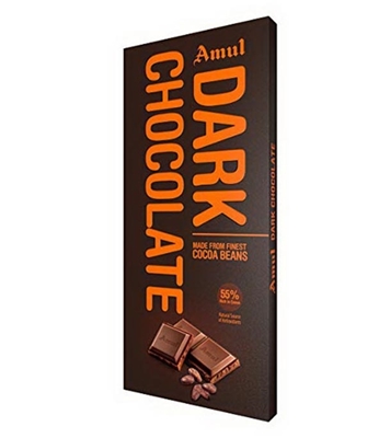 Buy Amul Dark Chocolate 150gm Online
