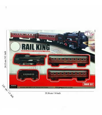 Buy Rail King Intelligent Classical Express Train Track Set Toy Small Online