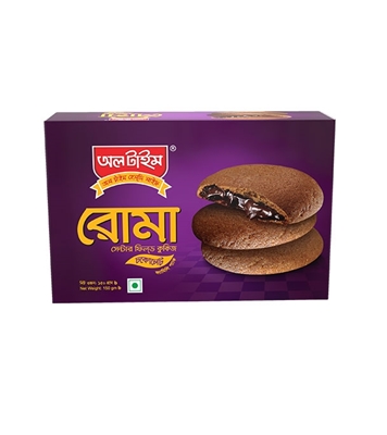 Buy All Time ROMA Chocolate Fill Cookies 10 gm x 6 pc Online at Best Price