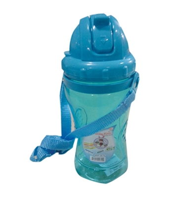 Buy Smiley Kiddo Water Bottle 450 ML Tr Blue Online