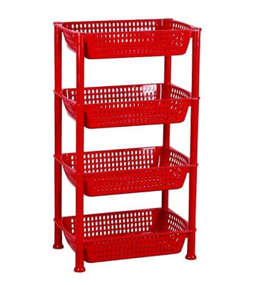 Buy Vegetable Rack Red Online at Best Price