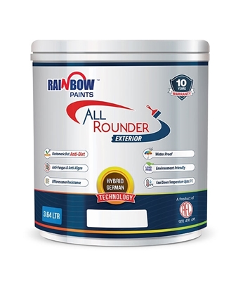 Buy Rainbow All Round Exterior Emulsion Paint White 3.64 Liter Online