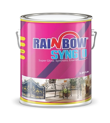 Buy Rainbow Synglo Synthetic Enamel Paint-Red Oxide 3.64 Liter Online