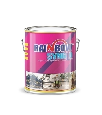 Buy RAINBOW Synglo Synthetic Enamel Paint 3.64 Ltr Light Grey Online